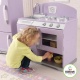 Деревянная игровая кухня для девочек «Ретро с холодильником» цв. Лаванда  - 5