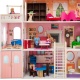 Деревянный кукольный домик "Мечта", с мебелью 31 предмет в наборе, с гаражом и с качелями, для кукол 30 см - 1
