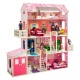 Деревянный кукольный домик "Нежность", с мебелью 28 предметов в наборе и с гаражом, для кукол 30 см - 11