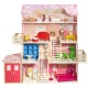 Деревянный кукольный домик "Нежность", с мебелью 28 предметов в наборе и с гаражом, для кукол 30 см - 10