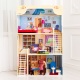 Деревянный кукольный домик "Шарм", с мебелью 16 предметов в наборе, для кукол 30 см - 2