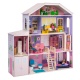Деревянный кукольный домик "Фантазия", с мебелью 23 предмета в наборе и с гаражом, свет, звук, для кукол 30 см - 7
