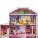 Деревянный кукольный домик "Фантазия", с мебелью 23 предмета в наборе и с гаражом, свет, звук, для кукол 30 см - 3