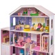 Деревянный кукольный домик "Фантазия", с мебелью 23 предмета в наборе и с гаражом, свет, звук, для кукол 30 см - 2