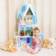 Деревянный кукольный домик "Горный хрусталь", с мебелью 16 предметов в наборе, для кукол 30 см - 2