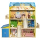 Деревянный кукольный домик "Лира", с мебелью 28 предметов в наборе и с гаражом, для кукол 30 см - 9