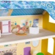 Деревянный кукольный домик "Лира", с мебелью 28 предметов в наборе и с гаражом, для кукол 30 см - 4