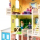 Деревянный кукольный домик "Лира", с мебелью 28 предметов в наборе и с гаражом, для кукол 30 см - 1