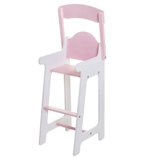 Кукольный стул для кормления, цвет Розовый