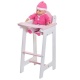 Кукольный стул для кормления, цвет Розовый - 1