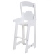 Набор кукольной мебели (стул+люлька+шкаф), цвет Белый - 6