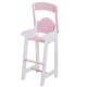 Набор кукольной мебели (стул+люлька+шкаф), цвет Розовый - 6