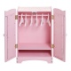 Набор кукольной мебели (стул+люлька+шкаф), цвет Розовый - 3