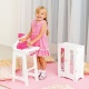 Набор кукольной мебели (шкаф+стул), цвет Белый - 3