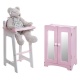 Набор кукольной мебели (шкаф+стул), цвет Розовый - 2