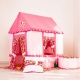 Текстильный домик-палатка с пуфиком для девочек "Дворец Мирабель" - 1