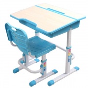 Комплект стол + стул трансформер EVOLIFE Study 2 голубой 