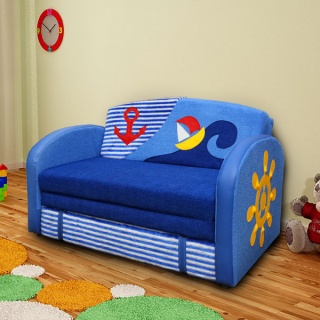 «Волна»  детский раскладной диванчик 