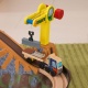Железная дорога - деревянный игровой набор "Горная стройка", в  контейнере - 7