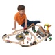 Железная дорога - деревянный игровой набор "Горная стройка", в  контейнере - 5
