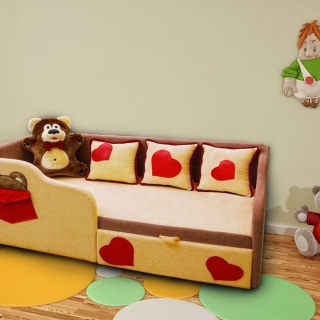 «Тед» диван детский с бортиком 