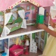 Деревянный кукольный домик "Карамельная Саванна", с мебелью 14 предметов в наборе, для кукол 30 см - 4
