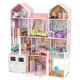Деревянный кукольный домик "Загородная усадьба", с мебелью 31 предмет в наборе и с гаражом, для кукол 30 см - 13
