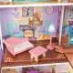 Деревянный кукольный домик "Загородная усадьба", с мебелью 31 предмет в наборе и с гаражом, для кукол 30 см - 12