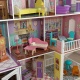 Деревянный кукольный домик "Загородная усадьба", с мебелью 31 предмет в наборе и с гаражом, для кукол 30 см - 3