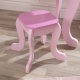Туалетный столик (трельяж) с зеркалом для девочки "Принцесса" (Princess Vanity & Stool) - 4