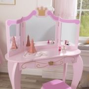 Туалетный столик (трельяж) с зеркалом для девочки "Принцесса" (Princess Vanity & Stool)