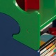 Система хранения "Пазл", яркий (Puzzle Book Shelf - Primary) - 1