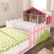 Детская кровать "Кукольный домик" с полочками - 6