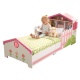 Детская кровать "Кукольный домик" с полочками - 2
