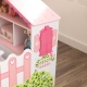 Детская кровать "Кукольный домик" с полочками - 1