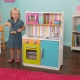 Деревянная игровая кухня для девочек "Делюкс Мини" (Bright Toddler Kitchen) - 1