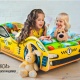 Детская кровать-машинка «Такси» - 1