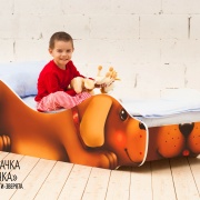 Детская кровать-зверенок «Собачка-Жучка»