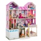 Деревянный кукольный домик "Поместье Агостина", с мебелью 36 предметов в наборе и с гаражом, свет, звук, для кукол 30 см - 10