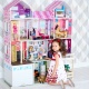 Деревянный кукольный домик "Поместье Агостина", с мебелью 36 предметов в наборе и с гаражом, свет, звук, для кукол 30 см - 4