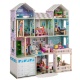 Деревянный кукольный домик "Поместье Виттория", с мебелью 36 предметов в наборе и с гаражом, свет, звук, для кукол 30 см - 12