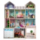 Деревянный кукольный домик "Поместье Виттория", с мебелью 36 предметов в наборе и с гаражом, свет, звук, для кукол 30 см - 3