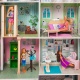 Деревянный кукольный домик "Поместье Виттория", с мебелью 36 предметов в наборе и с гаражом, свет, звук, для кукол 30 см - 2