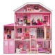 Деревянный кукольный домик "Поместье Розабелла", с мебелью 23 предмета в наборе и с гаражом, свет, звук, для кукол 30 см - 5