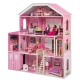 Деревянный кукольный домик "Поместье Розабелла", с мебелью 23 предмета в наборе и с гаражом, свет, звук, для кукол 30 см - 1