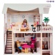 Деревянный кукольный домик "Сан-Ремо", с мебелью 20 предметов в наборе, свет, звук, для кукол 30 см - 6