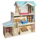 Деревянный кукольный домик "Беатрис Гранд", с мебелью 11 предметов в наборе и с гаражом, для кукол 30 см - 10