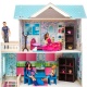 Деревянный кукольный домик "Беатрис Гранд", с мебелью 11 предметов в наборе и с гаражом, для кукол 30 см - 2