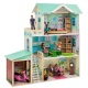 Деревянный кукольный домик "Жозефина Гранд", с мебелью 11 предметов в наборе и с гаражом, для кукол 30 см - 12