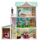 Деревянный кукольный домик "Жозефина Гранд", с мебелью 11 предметов в наборе и с гаражом, для кукол 30 см - 10